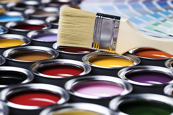 포토 JPG 해외이미지 실내 근접촬영 사람없음 페인트 페인트통 페인트붓 해외포토 컬러칩 뷰포인트 통 내부 붓 파일형식 이미지허브