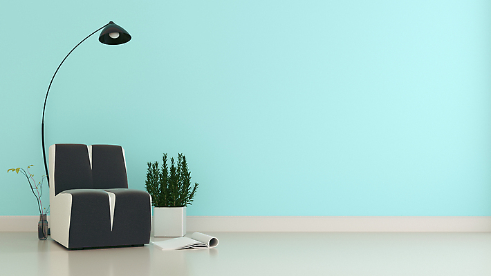 포토 JPG 해외이미지 식물 화분 벽 하늘색 실내 사람없음 책 인테리어 소파 3D 스탠드 미니멀 해외포토 디자인 의자 조명 내부 파란색 디지털합성 파일형식 이미지허브