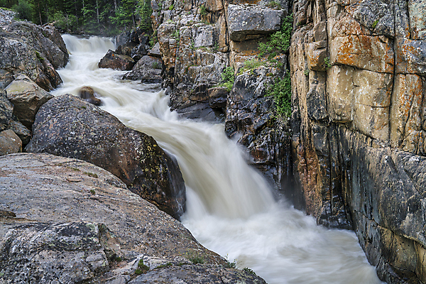 포토 JPG 해외이미지 풍경 사람없음 여름 강 골짜기 힘 폭포 흐름 급류 속도 분무기 사암 콜로라도 해외포토 계절 컨셉 자연 미국 돌_바위 파일형식 이미지허브