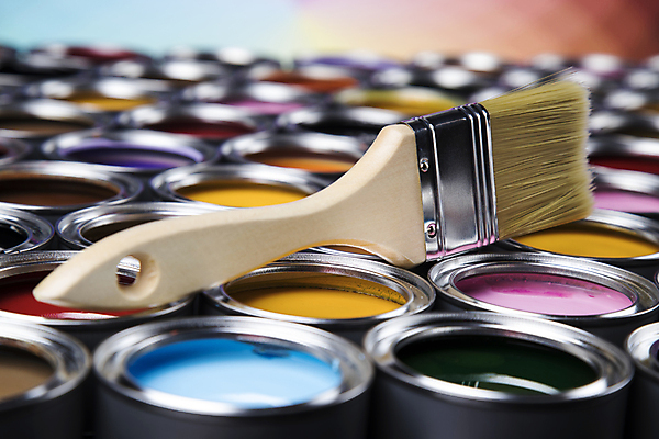 포토 JPG 해외이미지 실내 사람없음 아웃포커스 페인트 페인트통 페인트붓 해외포토 촬영기법 통 내부 붓 파일형식 이미지허브