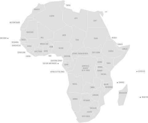 EPS 해외이미지 모양 디자인 교육 실루엣 바다 여행 백그라운드 컨셉 지도 일러스트 비즈니스 아프리카 벽지 그래픽 세계 라벨 회색 이름 플랫 땅 묘사 대륙 심플 지형 지역 전국 지도책 지리 국경 해외일러스트 나라 컬러 프레임 촬영기법 책 파일형식 벡터 이미지허브