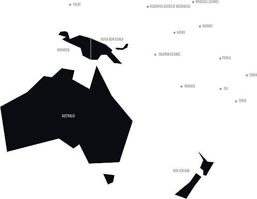 EPS 해외이미지 모양 디자인 교육 실루엣 포스터 바다 여행 백그라운드 컨셉 지도 일러스트 비즈니스 벽지 그래픽 세계 라벨 검은색 이름 플랫 오세아니아 호주 땅 묘사 대륙 심플 지형 지역 전국 지도책 지리 국경 해외일러스트 나라 컬러 프레임 촬영기법 책 파일형식 벡터 이미지허브