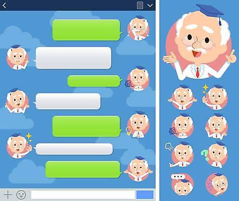 EPS 해외이미지 할아버지 노년 남자 인터넷 일러스트 여러명 스마트폰 교수 어플리케이션 대학교 풍선 문자메시지 학자 노인남자만 해외일러스트 직업 다수 학교 사람 성인 핸드폰 스마트기기 교사 메시지 남자만 노인만 파일형식 벡터 이미지허브