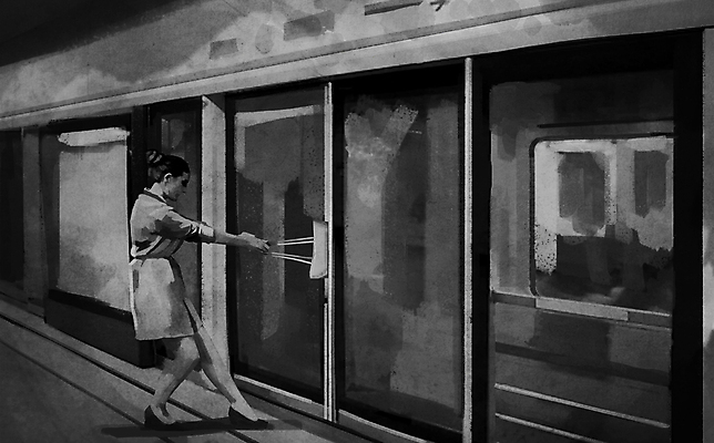 전신 PSD 여자 일러스트 한명 서기 성인 핸드백 잡기 당기기 전철 위험 사건 플랫폼 안전사고 사고현장 스크린도어 성인여자한명만 국내일러스트 1 육상교통 컨셉 가방 교통시설 모션 대중교통 안전 사람 안전장비 여자한명만 성인여자만 파일형식