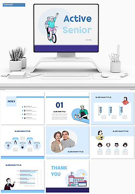 전신 템플릿 여자 할아버지 노년 남자 할머니 허리손 하늘색 비즈니스 그래프 앉기 여러명 상반신 건물 세트 한국인 비즈니스맨 60대 PPT 프레젠테이션 문서템플릿 바리스타 실버취업 2인용자전거 노인만 애니형PPT 9P 액티브시니어 이미지템플릿 직업 건축물 포즈 다수 모션 사람 동양인 성인 파란색 실버라이프 자전거 구직 직장인 성인만 파일형식