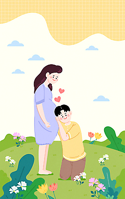 전신 PSD 구름 부부 여자 남자 꽃 행복 잎 일러스트 사랑 서기 미소 앉기 성인 두명 연두색 노란색 임산부 임신 듣기 하트 성인만 국내일러스트 자연요소 모양 식물 커플 감정 컬러 모션 표정 사람 초록색 파일형식