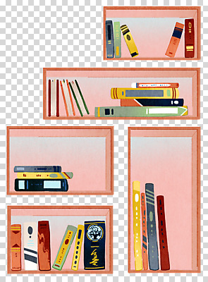 편집 편집이미지 책장 누끼 사람없음 책 독서 쌓기 정리 PNG 책더미 편집소스 코랄 컬러 가구 모션 무더기 파일형식