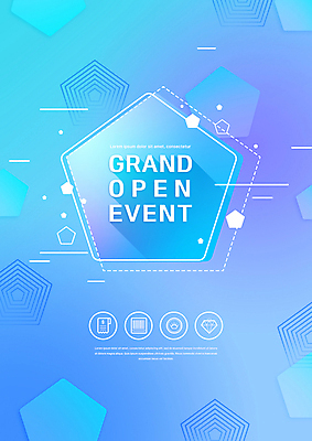 PSD 편집이미지 하늘색 패턴 이벤트 타이포그라피 사람없음 바코드 다이아몬드 영수증 오각형 오픈행사 이미지편집 도형 문자 무늬 금융 파란색 오픈 보석 파일형식