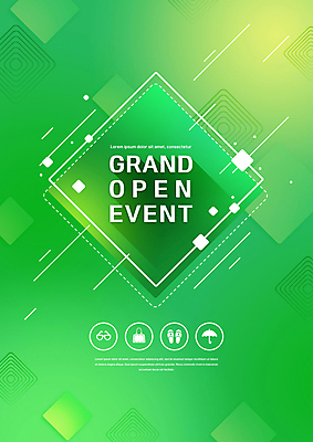 PSD 편집이미지 안경 패턴 우산 슬리퍼 이벤트 타이포그라피 사람없음 연두색 핸드백 마름모 오픈행사 이미지편집 도형 문자 잡화 신발 무늬 가방 초록색 오픈 파일형식