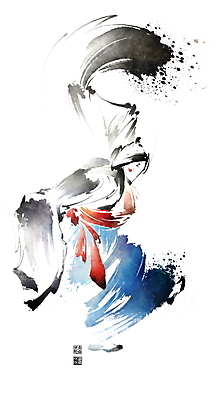 전신 PSD 모자 여자 일러스트 캘리그라피 붓터치 한명 성인 댄서 한복 천 동양화 전통무용 저고리 번짐 낙관 한국무용 승무 율동 성인여자한명만 국내일러스트 직업 1 한국전통 전통 잡화 미술 사람 춤 직물 전통의상 전통공연 여자한명만 성인여자만 파일형식 효과