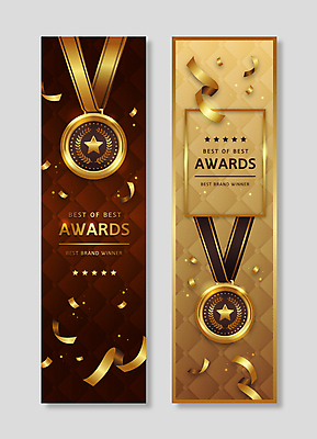 별 리본 일러스트 타이포그라피 사람없음 세트 갈색 금색 최고 수상_상을받음 메달 꽃가루 시상식 국내일러스트 AI파일 자연요소 문자 컬러 가루 상_상패 파일형식 벡터