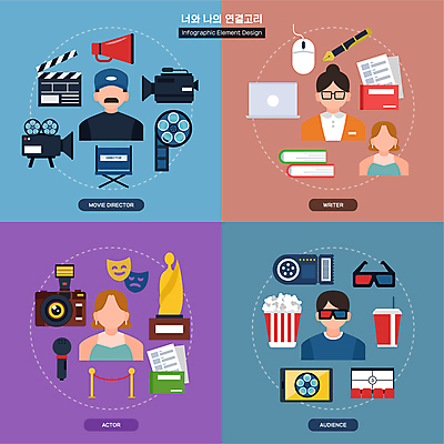 직업 여자 남자 일러스트 직업캐릭터 가면 여러명 상반신 성인 책 노트북 태블릿 만년필 카메라 확성기 마우스 티켓 배우 군중 클래퍼보드 영화관 작가 트로피 필름 영화 마이크 콜라 팝콘 영화감독 영사기 3D안경 간이의자 대본 영화감상 영화극장 영화산업 영화제작 영화카메라 영화티켓 얼굴없음 성인만 국내일러스트 일러캐릭터 AI파일 캐릭터 산업 안경 음향기기 다수 의자 문화예술 사람 전자제품 스마트기기 펜 컴퓨터용품 감상 감독 극장 상_우승 탄산음료 연예인 파일형식 벡터