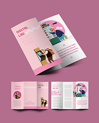 전신 템플릿 표지디자인 여자 표지 할아버지 노년 남자 내지 할머니 어린이 리플렛 분홍색 3단접지 서기 소년 팜플렛 여러명 터치 주문 무인기계 키오스크 디지털래그 이미지템플릿 AI파일 컬러 다수 모션 사람 성인 사회이슈 파일형식 벡터