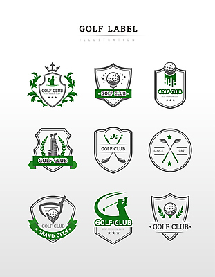 실루엣 리본 골프 라인일러스트 일러스트 골프공 사람모양 골프클럽 사람없음 초록색 세트 라벨 골프채 회색 원형 스윙 골프가방 심볼 골프티 방패모양 월계수 국내일러스트 AI파일 모양 도형 컬러 포즈 가방 공 골프용품 프레임 촬영기법 구기 방패 파일형식 벡터