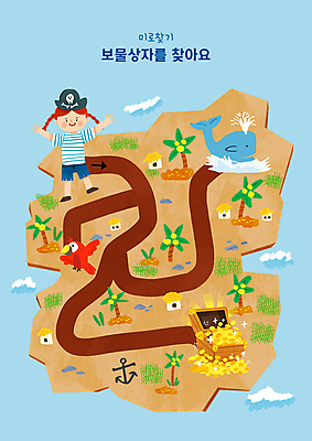 전신 PSD 구름 여자 어린이 바다 섬 하늘색 두마리 일러스트 한명 서기 소녀 야자수 고래 앵무새 금화 미로 닻 보물상자 보물 미로찾기 해적모자 소녀한명만 국내일러스트 자연요소 나무 모자_잡화 1 2 포유류 모션 조류 사람 파란색 수중동물 황금 여자한명만 소녀만 파일형식