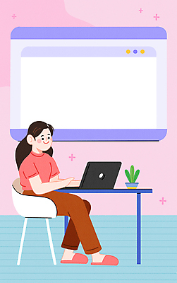 전신 PSD 여자 분홍색 인터넷 의자 일러스트 프레임 한명 앉기 성인 노트북 디지털 직장인 비즈니스우먼 책상 창업 온라인 성인여자한명만 벤처기업 중소기업 언택트 온택트 국내일러스트 직업 1 컬러 가구 회사 비즈니스 모션 사람 전자제품 자영업 여자한명만 성인여자만 파일형식