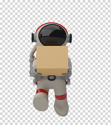 전신 편집이미지 한명 들기 누끼 사람 3D소스 3D 우주비행사 배달원 배송 디지털합성 택배 우주복 택배상자 PNG 편집소스 직업 1 옷 모션 상자 우주 운송업 파일형식