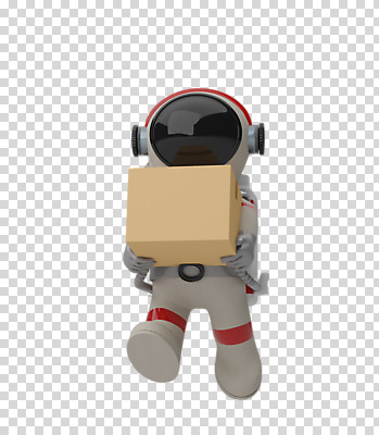전신 편집이미지 한명 들기 누끼 사람 3D소스 3D 우주비행사 배달원 배송 디지털합성 택배 우주복 택배상자 PNG 편집소스 직업 1 옷 모션 상자 우주 운송업 파일형식