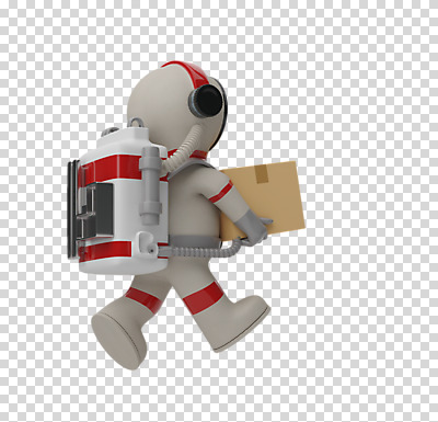 전신 편집이미지 한명 들기 누끼 사람 3D소스 3D 우주비행사 배달원 배송 디지털합성 택배 우주복 택배상자 PNG 편집소스 직업 1 옷 모션 상자 우주 운송업 파일형식