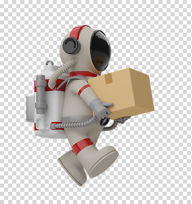 전신 편집이미지 한명 들기 누끼 사람 3D소스 3D 우주비행사 배달원 배송 디지털합성 택배 우주복 택배상자 PNG 편집소스 직업 1 옷 모션 상자 우주 운송업 파일형식