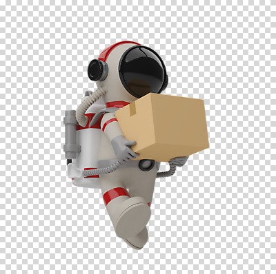 전신 편집이미지 한명 들기 누끼 사람 3D소스 3D 우주비행사 배달원 배송 디지털합성 택배 우주복 택배상자 PNG 편집소스 직업 1 옷 모션 상자 우주 운송업 파일형식