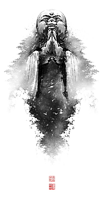 PSD 나무 일러스트 캘리그라피 조류 붓터치 산 형상 사람없음 계곡 안개 숲 동양화 불상 번짐 낙관 합장 형상화 국내일러스트 식물 동물 불교 날씨 미술 손짓 그림 파일형식 효과