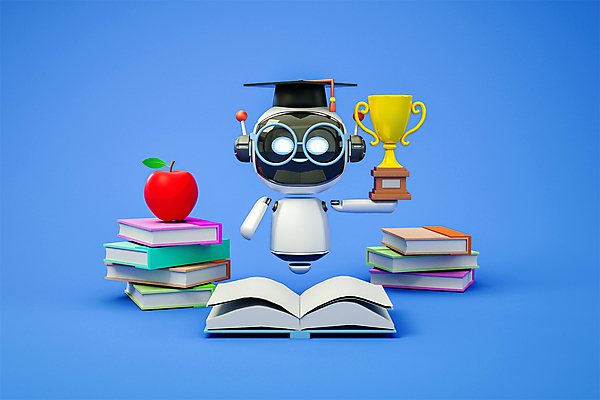 PSD 편집 편집이미지 학사모 3D캐릭터 정보기술 들기 사람없음 책 파란색 3D 사과 트로피 로봇 디지털합성 에듀 에듀케이션 책더미 안경낌 편집소스 채팅봇 AI_인공지능 편집3D 캐릭터 모자_잡화 교육 안경 컬러 과일 졸업 모션 기술 상_우승 무더기 파일형식