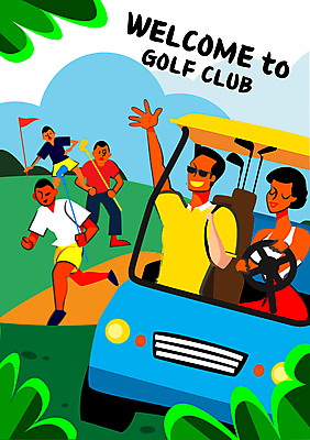 전신 구름 여자 남자 이동 잎 골프 일러스트 필드 함께함 골프클럽 들기 여러명 상반신 성인 타이포그라피 취미 달리기 골프채 운전 골프가방 손인사 골프카트 골프깃발 성인만 국내일러스트 AI파일 자연요소 식물 문자 다수 컨셉 가방 모션 골프용품 사람 구기 깃발 인사 파일형식 벡터