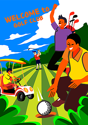 전신 구름 여자 남자 골프 일러스트 골프장 필드 하늘 골프공 함께함 골프클럽 여러명 성인 타이포그라피 취미 손들기 기쁨 골프채 가리킴 구멍 풀 스윙 무릎꿇기 즐거움 골프카트 성인만 국내일러스트 AI파일 자연요소 식물 문자 감정 포즈 다수 컨셉 공 스포츠시설 모션 골프용품 사람 손짓 구기 파일형식 벡터