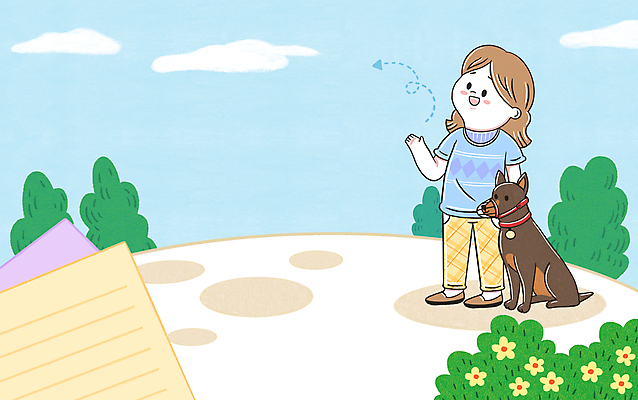 전신 PSD 구름 한마리 공원 여자 꽃 반려견 하늘색 일러스트 하늘 한명 서기 성인 반려동물 산책 예절 풀 강아지 편지지 공공예절 대형견 공공장소 매너 공중도덕 입마개 성인여자한명만 펫티켓 국내일러스트 반려용품 자연요소 식물 동물 1 공공시설 모션 휴식 사람 파란색 장소 개 편지 오브젝트 여자한명만 성인여자만 파일형식