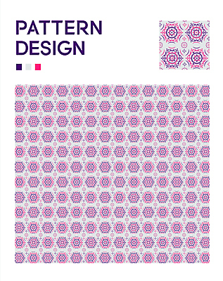 문양 디자인 무늬 패턴 일러스트 사람없음 장식 보라색 가득함 육각형 조합 국내일러스트 AI파일 도형 컬러 파일형식 벡터