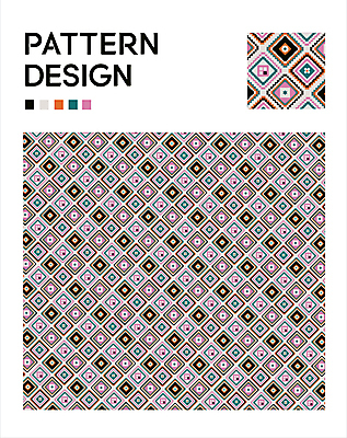 문양 디자인 분홍색 무늬 패턴 일러스트 벽지 사람없음 장식 사각형 가득함 타일 조합 국내일러스트 AI파일 도형 컬러 파일형식 벡터