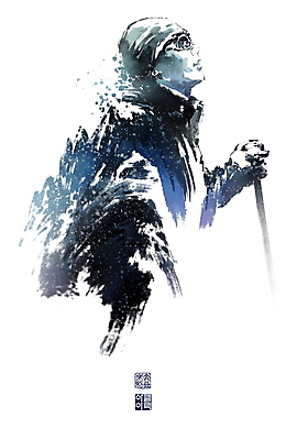 PSD 모자 남자 겨울 일러스트 캘리그라피 붓터치 고글 한명 들기 상반신 성인 등산 등산객 동양화 등산용품 번짐 낙관 패딩 고산지대 눈보라 등산스틱 클라이머 성인남자한명만 설산 국내일러스트 1 잡화 계절 모션 산 눈_날씨 미술 사람 트래킹 점퍼 레포츠용품 남자한명만 성인남자만 파일형식 효과