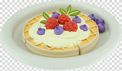 편집 편집이미지 접시 디저트 누끼 사람없음 3D소스 3D 디지털합성 블루베리 와플 PNG 편집소스 식기 음식 과일 파일형식