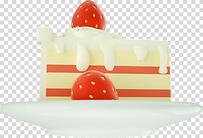 편집 편집이미지 접시 딸기 디저트 누끼 사람없음 3D소스 3D 조각케이크 디지털합성 PNG 딸기케이크 편집소스 식기 음식 과일 케이크 파일형식