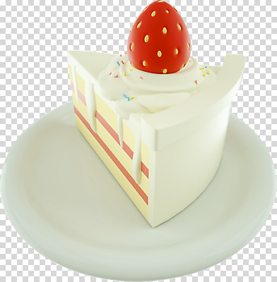 편집 편집이미지 접시 딸기 디저트 누끼 사람없음 3D소스 3D 조각케이크 디지털합성 PNG 딸기케이크 편집소스 식기 음식 과일 케이크 파일형식