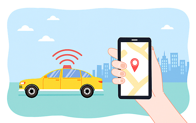 PSD 구름 손 하늘색 일러스트 들기 빌딩 건물 신체부위 스마트폰 도시 확인 친환경 위치 약도 위치정보 위치추적 전기자동차 친환경자동차 자율주행 국내일러스트 자연요소 건축물 지도 모션 자동차 사람 파란색 핸드폰 스마트기기 환경 운전 정보 추적 파일형식 4차산업