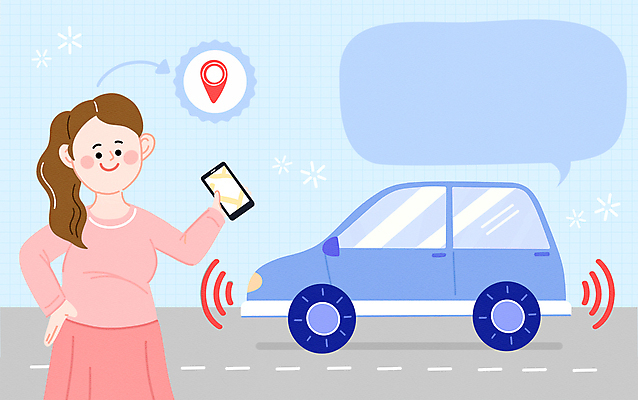 PSD 여자 도로 허리손 하늘색 말풍선 일러스트 프레임 한명 들기 상반신 성인 스마트폰 자연보호 친환경 위치 원격조종 전기자동차 제어 친환경자동차 성인여자한명만 자율주행 국내일러스트 1 길 포즈 교통시설 모션 자동차 자연 사람 파란색 핸드폰 스마트기기 환경 운전 보호 여자한명만 성인여자만 파일형식 4차산업