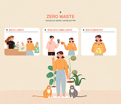 전신 여자 남자 화분 두마리 일러스트 서기 들기 여러명 상반신 성인 자연보호 그린캠페인 고양이 최고 종업원 장바구니 친환경 분리수거 분리수거함 베이지색 분리배출 실천 텀블러 성인만 제로웨이스트 반려묘 그린슈머 국내일러스트 AI파일 직업 캠페인 컬러 다수 2 포유류 모션 자연 사람 컵 반려동물 쇼핑 바구니 환경 보호 사회이슈 수거함 파일형식 벡터