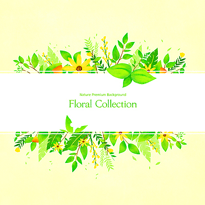 PSD 꽃 잎 일러스트 프레임 사람없음 연두색 화사함 꽃프레임 프레임일러스트 카피스페이스 국내일러스트 식물 컨셉 초록색 공백 파일형식