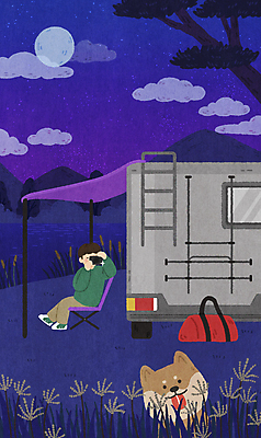 전신 PSD 나무 구름 한마리 남자 반려견 여유 일러스트 밤하늘 휴가 휴식 산 함께함 한명 들기 앉기 성인 반려동물 카메라 여행가방 사진촬영 캠핑 보름달 강아지 야간 캠핑장 퇴근 힐링 캠핑카 차양막 성인남자한명만 오토캠핑 캠핑의자 국내일러스트 자연요소 식물 동물 1 감정 컨셉 의자 가방 모션 자동차 하늘 레저 캠핑도구 사람 전자제품 촬영 달 개 출퇴근 차양 남자한명만 성인남자만 파일형식