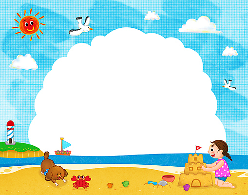 전신 PSD 여자 교육 어린이 바다 여러마리 일러스트 갈매기 프레임 등대 여름방학 한명 앉기 소녀 해변 여름 태양 게 강아지 모래성 에듀 에듀케이션 프레임일러스트 선박 소녀한명만 스쿨팩 국내일러스트 자연요소 1 계절 모래 다수 수상교통 모션 조류 방학 갑각류 사람 반려동물 개 여자한명만 소녀만 파일형식 여름_계절