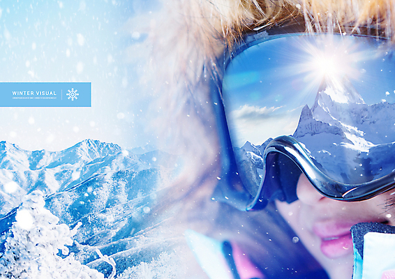 PSD 편집이미지 여자 얼굴 하늘색 설경 겨울 겨울스포츠 고글 한명 20대 성인 반사 한국인 눈 스키복 스노우보더 성인여자한명만 설산 이미지편집 자연요소 1 옷 계절 스포츠 날씨 스키 산 운동선수 사람 동양인 풍경 청년 신체부위 파란색 여자한명만 성인여자만 파일형식