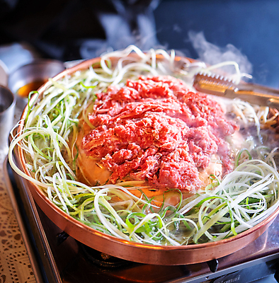 포토 JPG 해외이미지 한식 실내 사람없음 아웃포커스 불고기 끓이기 소불고기 파채불고기 해외포토 음식 모션 촬영기법 내부 파일형식 이미지허브