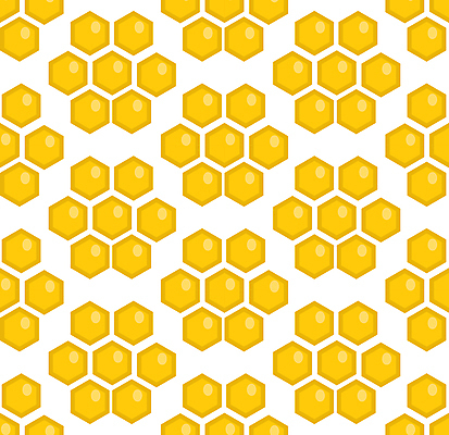 JPG 해외이미지 패턴 일러스트 사람없음 노란색 육각형 벌집 해외일러스트 도형 컬러 무늬 파일형식 이미지허브