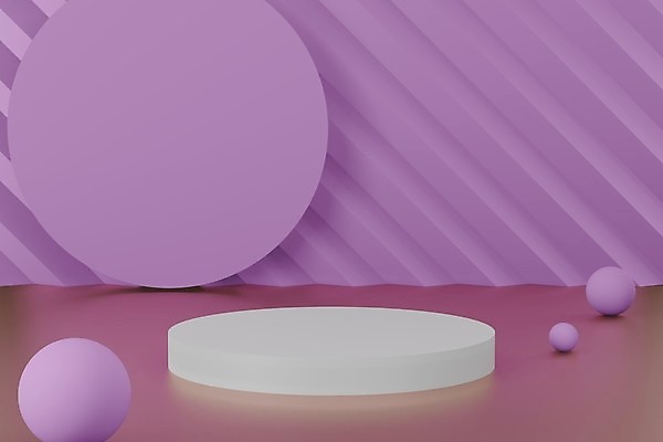 포토 JPG 해외이미지 디자인 백그라운드 사람없음 3D 보라색 공백 무대 단상 엘리먼트 포디움 목업 해외포토 컬러 디지털합성 파일형식 이미지허브