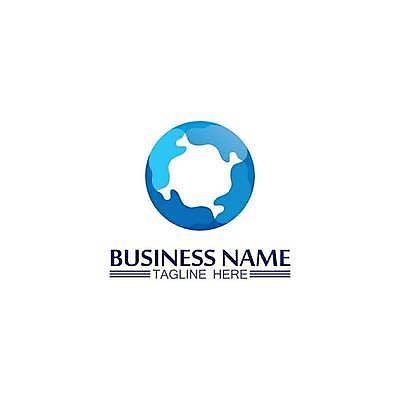 EPS 해외이미지 디자인 일러스트 비즈니스 추상 사람없음 파란색 심볼 웨이브 해외일러스트 컬러 무늬 파일형식 벡터 이미지허브