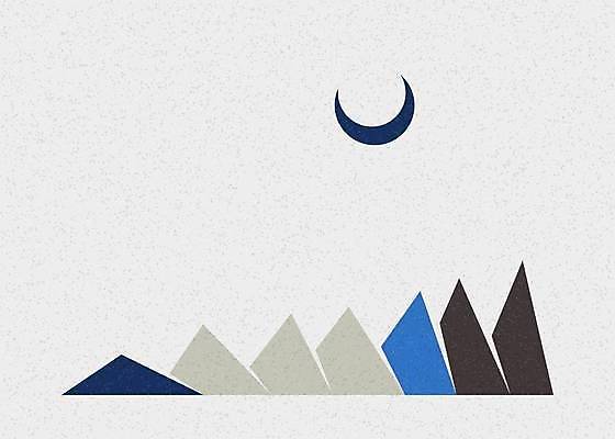 EPS 해외이미지 디자인 실루엣 포스터 일러스트 산 기술 미술 풍경 컬러풀 라벨 기하학 발생 스타일 수평선 해외일러스트 컬러 무늬 문화예술 프레임 촬영기법 파일형식 벡터 이미지허브