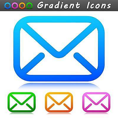 EPS 해외이미지 선 분홍색 오렌지 일러스트 봉투 경사 초록색 파란색 웹 메시지 이메일 편지 심볼 UI 해외일러스트 컬러 인터넷 과일 파일형식 벡터 이미지허브