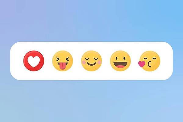 EPS 해외이미지 감정 일러스트 키스 표정 사람없음 노란색 다양 하트 표현 수줍음 메롱 이모티콘 해외일러스트 모양 컬러 다수 모션 애정표현 파일형식 벡터 이미지허브